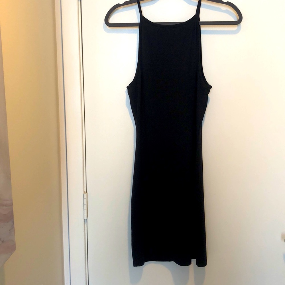 Missguided Black 90’s Neck Dress - NWT - SZ 6